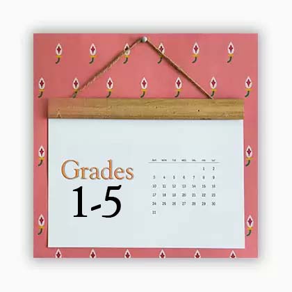 School Calendar Grades 1-5