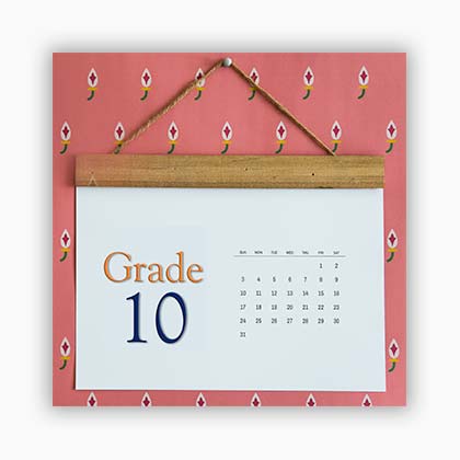 School Calendar Grades 10