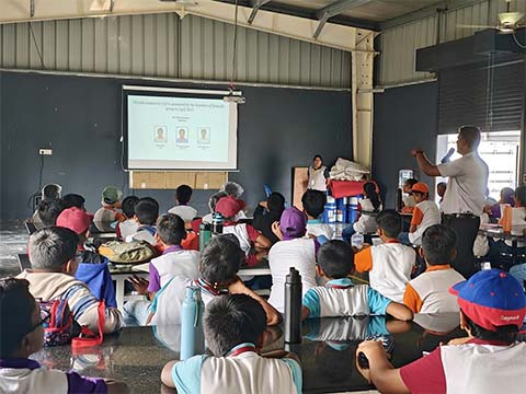 Grade 5 – Industrial Visit to Rishaba Industries