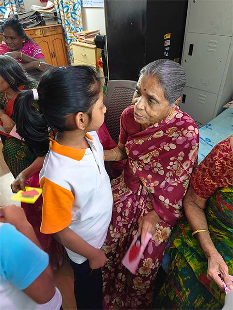 Grade 2 Visit to an Old Age Home- 1